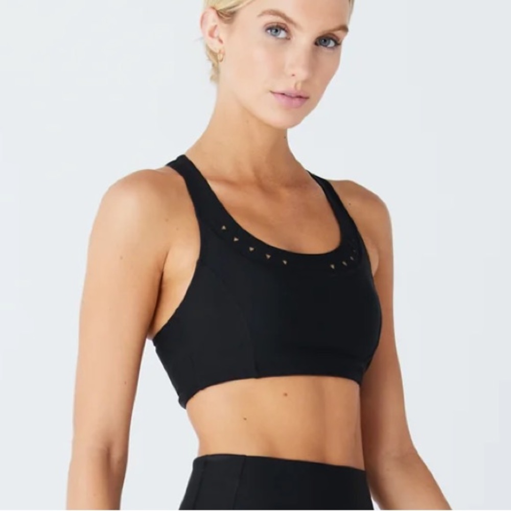 GIGI C Annabelle Black Bra Top XS